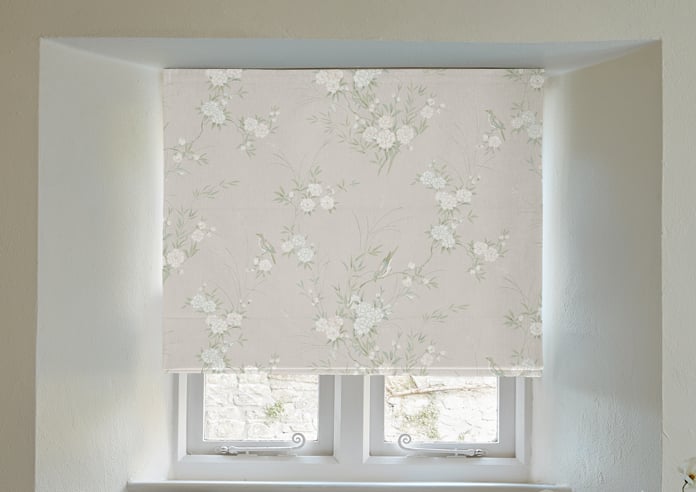 Shabby Chic by Rachel Ashwell Bird Chinoiserie, Natural - Twist&Fit Roman Blind - Image 3